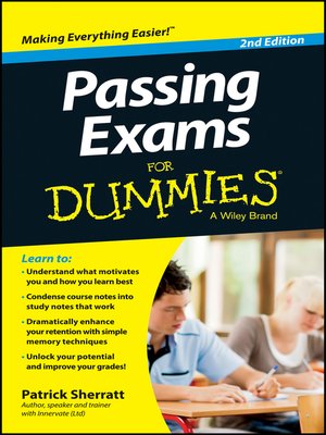 cover image of Passing Exams for Dummies